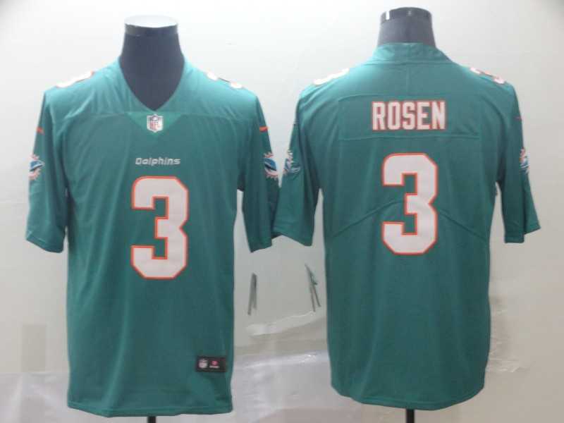 Nike Dolphins 3 Josh Rosen Aqua Vapor Untouchable Limited Jersey,We sell and wholesale Nike Dolphins 3 Josh Rosen Aqua Vapor Untouchable Limited Jersey on line form chian!